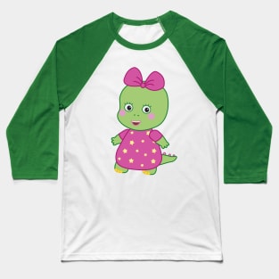 Daisy Dinosaur - Cute little dinosaur Baseball T-Shirt